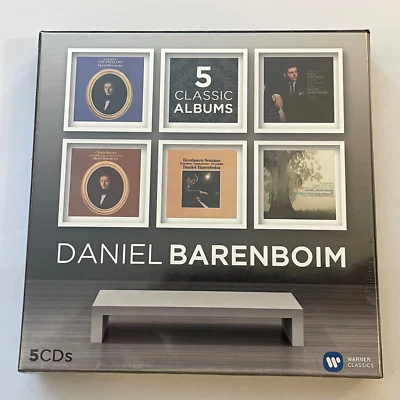 Daniel Barenboim - 5 Classic Albums (5 x CD, 2013) NEW & SEALED - Image 1 of 2