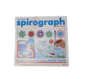 Original Spirograph Deluxe Set 8 Years 42 Pieces Great Condition Missing Pens - Picture 1 of 5