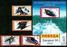 Bulgaria 1982 Mi3201-04,B135 mnh Sarajevo Olympics