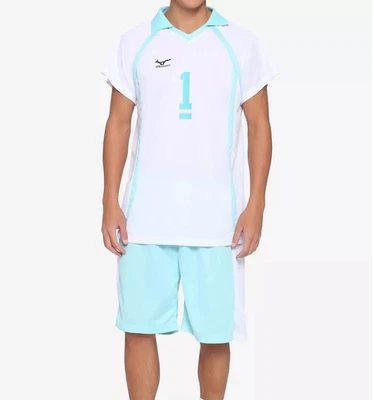 NWT Haikyu! Aoba Johsai Oikawa Volleyball Uniform Costume #1 Jersey & Shorts Set - Image 1 of 4