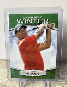 🔥⛳️ 2018 Upper Deck Tiger Woods Day 1 Singles /99 Rare Golf Card ⛳️🔥 - Picture 1 of 4