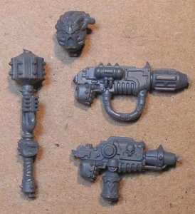 Marines del Caos - Aspirante a Campeón Caos - Cabeza Maul Meltagun Flammer A Bits 40K - Imagen 1 de 1