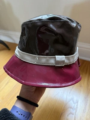 Burberry Rain Bucket Hat - Brown, Magenta And Tan  - Image 1 of 3