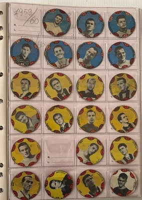 Dischetti metallici ed. VAV 1959/60 album Figurine calcio. Evado mancoliste - Immagine 1 di 4