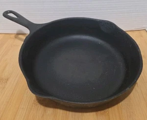 Wagner Ware Sidney -O- 1056E #6 Cast Iron Skillet Vintage  - Foto 1 di 7