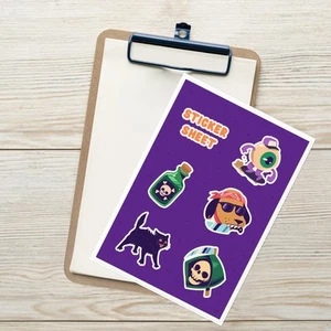 Fun Pet Graphics Sticker sheet - Picture 1 of 1