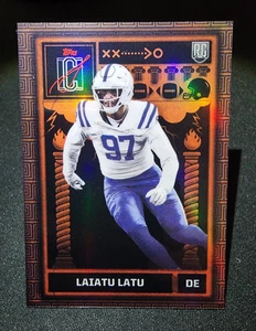 2024 Topps Signature Class Laiatu Latu Odyssey SSP Case Hit 0-26 (RC) - Picture 1 of 2