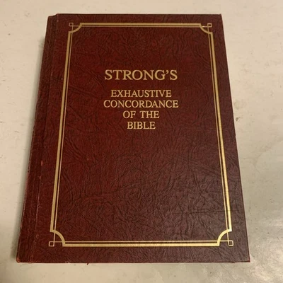 Strong's Exhaustive Concordance of The Bible Hebrew Greek Hendrickson Book. B20 - Image 1 of 4