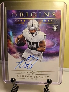 2025 Panini Origins Ashton Jeanty On Card Autograph #RA-AJE Raiders🔥🔥Rookie - Picture 1 of 2