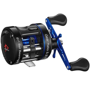 Carrete de pesca Chaos XS Baitcasting, cuerpo de metal reforzado redondo baitcaster ree... - Imagen 1 de 7