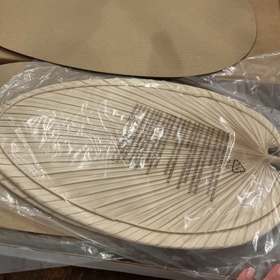 NIB Set of 6 Fanimation 18”x11” Narrow Oval Palm Blades Ceiling Fan Replacement - Image 1 of 3