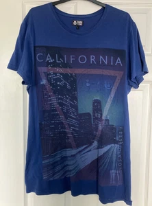 Mens Matalan Blue Short Sleeved T-Shirt Size L - Picture 1 of 3