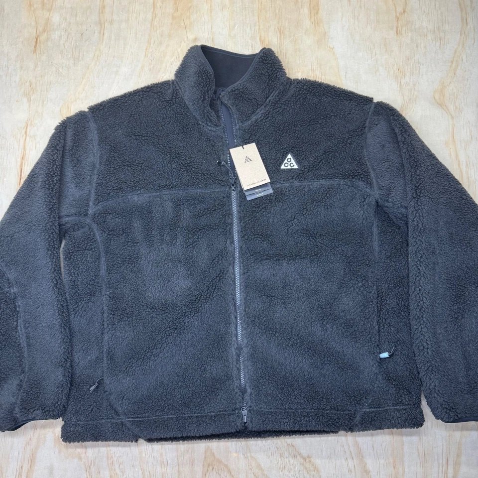 Nike Canwell Glacier ACG Sharpa Therma-FIT ADV Black FV8653-010 Mens Size M