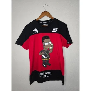 Gucci Mane Bart Simpson Shirt Rise As 1ne Black Red Large Streetwear Tee - Picture 1 of 10