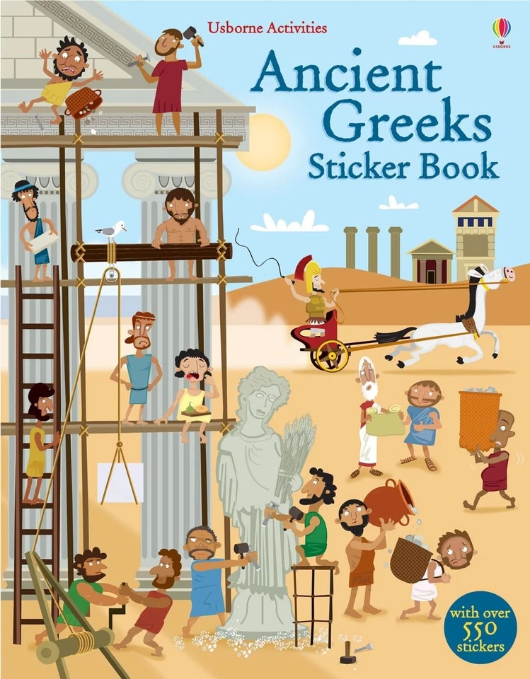 Ancient Greeks Sticker Book - image 1 of 1