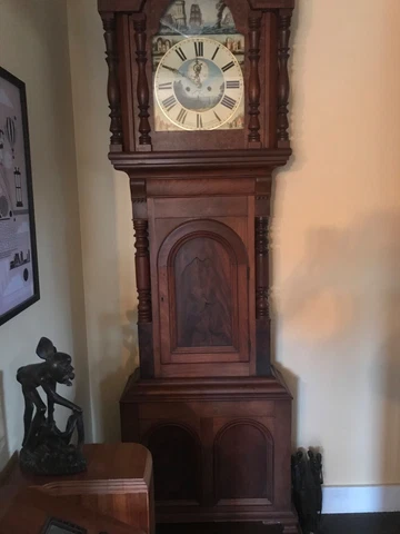 ANTIQUE WELSH TALL CASE CLOCK/ Grandfather Clock c. 1870 Cover