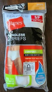 Men’s Hanes White Comfort Softness Wicking Tagless Briefs 3 pack NEW! - Picture 1 of 2