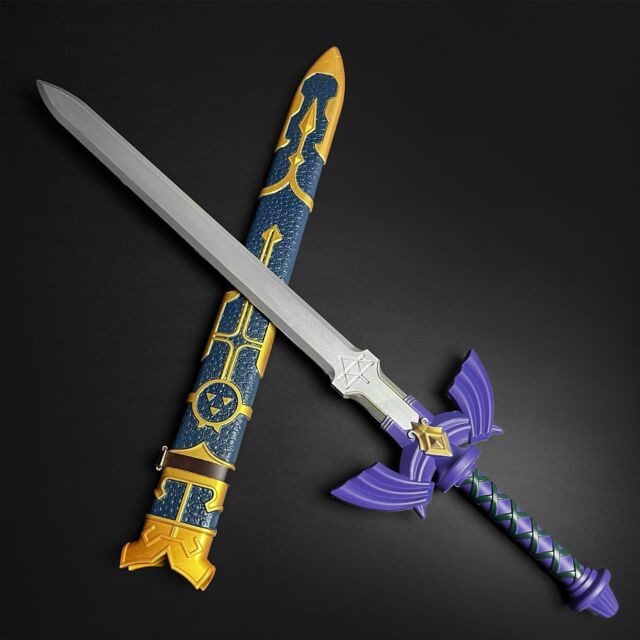 Legend of Zelda Master Sword Replica BOTW blue – Highlander Knives and  Swords