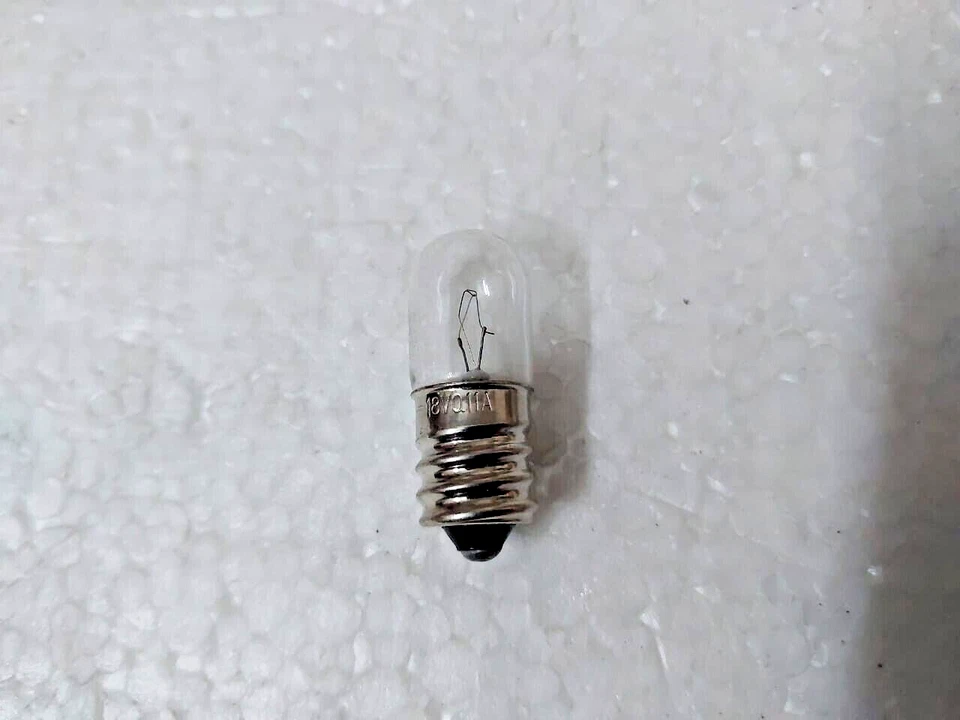 Small Mini E12 Screw Indicator Light Bulb 12x30mm 18V0.11A / 30V0.11A / 24V0.11A - Image 1 of 4