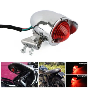 Luz de freno trasera bombilla trasera luz de parada motocicleta para Harley Bobber Chopper - Imagen 1 de 10