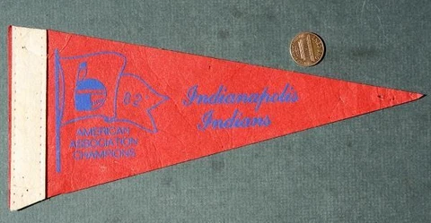 1982 Indianapolis Indians American Association Champions pennant Montreal Expos! Cover