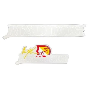 S&M MAD DOG FRAME STICKERS - WHITE - Picture 1 of 1