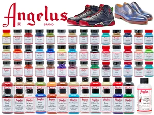 Angelus Acrylic Leather Paint Shoes Bags Trainers Sneakers 1oz 4oz 160+ Colours - Picture 1 of 106