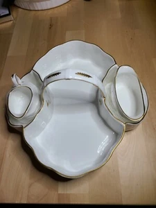 MINT Coalport Vintage Fine Bone China Tray, Creamer & Sugar Bowl Made in England - Picture 1 of 12