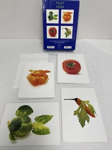 VTG Graphique de France PLAY WITH YOUR FOOD 10 Blank Art anamorphic Cards 1999 - Picture 1 of 8