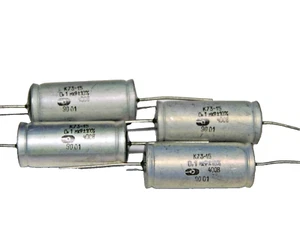 0.1uF 10% 400V PETP Mylar Capacitors K73-15 NOS .Lot of 7 pcs - Picture 1 of 1
