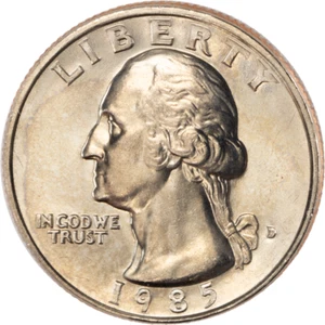 1985 D Washington Quarter Uncirculated US Mint - Picture 1 of 2