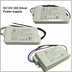 240V- DC 12V LED Driver Switch Power Supply Transformer 12W/24W/36W LED Lighting