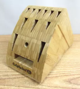 CALPHALON 13 SLOT KATANA LARGE HOLZ MESSERBLOCK MESSERHALTER - Bild 1 von 10