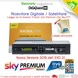 DECODER COMBO SATELLITARE E TERRESTRE BWARE HD FULL HD LAN TIVUSAT JB007 - Foto 1 di 3