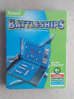 Tesco Travel Battleships Game in Original Box 2005 Plastic Hard Case. - Image 1 of 4