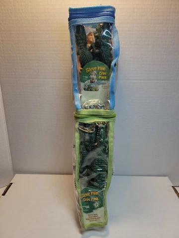 Steve Irwin  Croc Pack Doll Figure 7 Piece Action Adventure Rare Alligator BB80 Cover