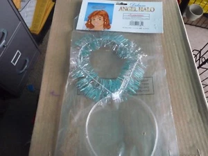 COSTUME ACCESORY HALO SILVER TINSEL ON HEADBAND NEW IN PACKAGE - Picture 1 of 4