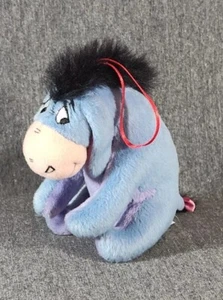 Eeyore Stuffed Plush Ornament 4" Winnie The Pooh Christmas Tree Decor Collect - Picture 1 of 14