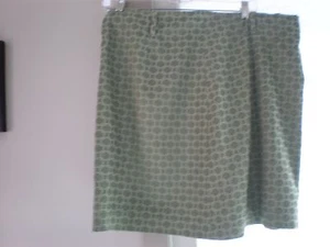VINTAGE TAHARI SUMMER SKIRT MADE IN ITALY SIZE 10 SAGE GREEN - Picture 1 of 7