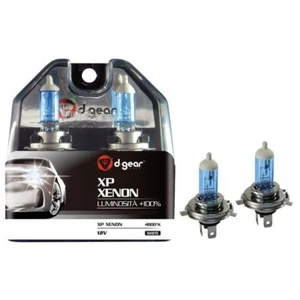 D-GEAR Bulbs - XP XENON H4 60/55W +100% White 2pcs 4800 KELVIN - Picture 1 of 4
