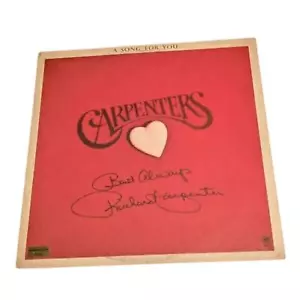 THE CARPENTERS PLATTENALBUM HANDSIGNIERT VON RICHARD CARPENTER 115162 - Bild 1 von 2