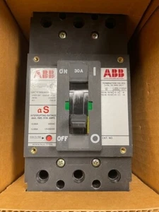 ABB ESB23030L Circuit Breaker, 240V 30 Amp, 3 Pole, w/ 6 Lugs - Picture 1 of 3