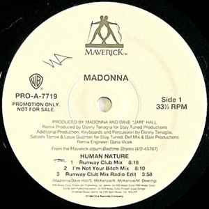 MADONNA : HUMAN NATURE ( Remixes ) 12" RECORD 1994 USA PROMO ED. 31Yrs! RARE - Bild 1 von 4