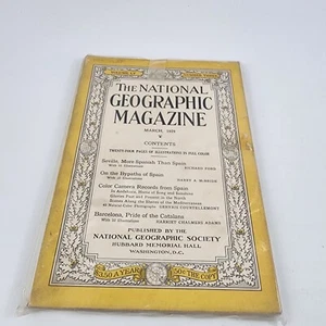 National Geographic Magazine March 1929 No Insert  - Picture 1 of 3