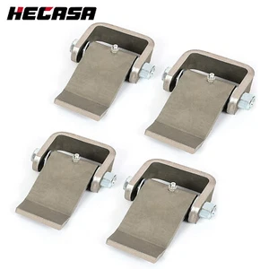 4pcs Door Hinges Heavy Duty Greaseable Dump Truck Trailer Strap Style Gate - Bild 1 von 15