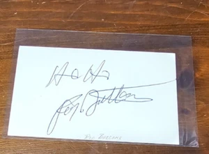 Bottoni rossi (Aaron Chwatt) autografo 3x5 scheda indice attore vincitore Oscar - Foto 1 di 3