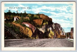 Trolley, Point Of Rock, Duluth, Minnesota, postal vintage, editor local - Imagen 1 de 2