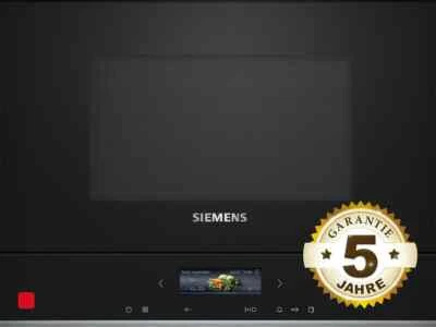 Siemens BF722L1B1 Einbau-Mikrowelle Schwarz 21 Liter 900W - Bild 1 von 4