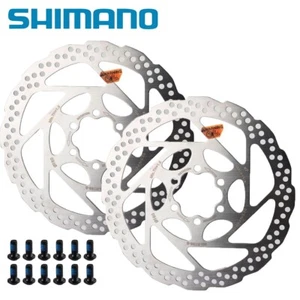 2X SHIMANO RT56 160mm 6 Bolts Disc Brake Rotor Deore MTB Bike Caliper - Picture 1 of 3