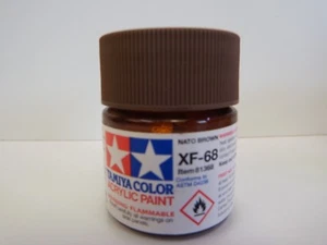 Tamiya - COLOR ACRYLIC PAINT MINI 23 ml - XF-68 NATO BROWN - Picture 1 of 1